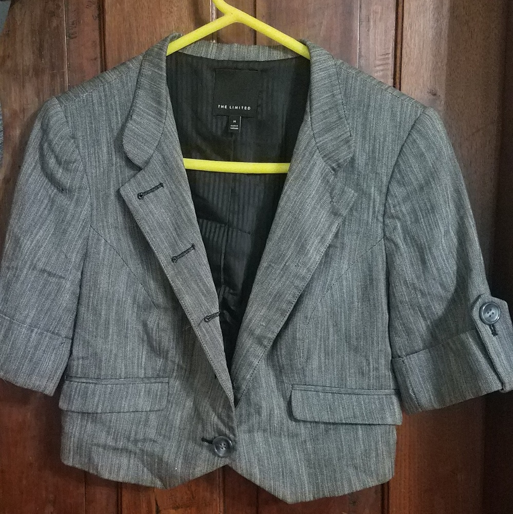 Crop blazer